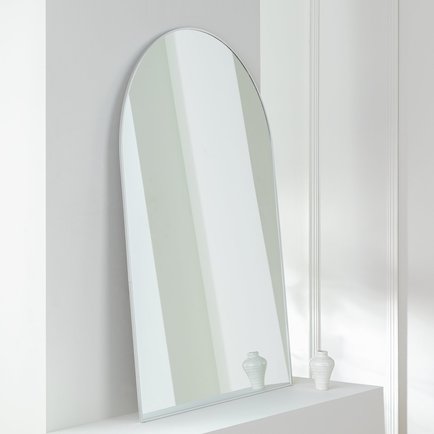 Habitat Silver Arch Wall Mirror - 100x70cm