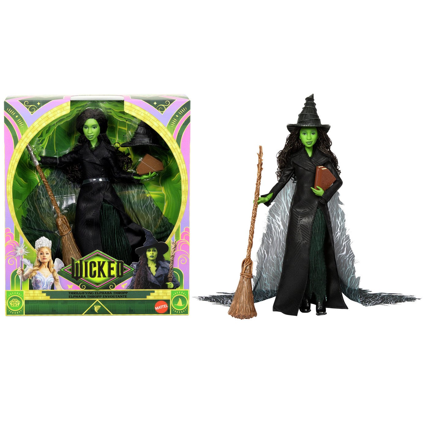 Wicked For Good Deluxe Elphaba Doll & Accessories