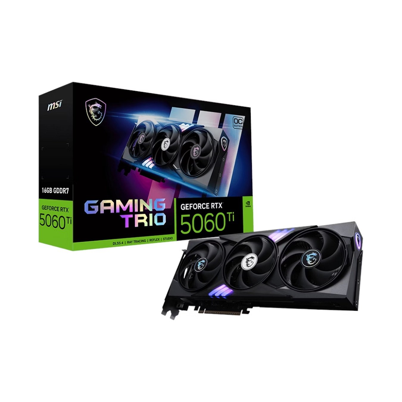 MSI GeForce RTX 5060 Ti 16GB Gaming Trio OC Graphics Card