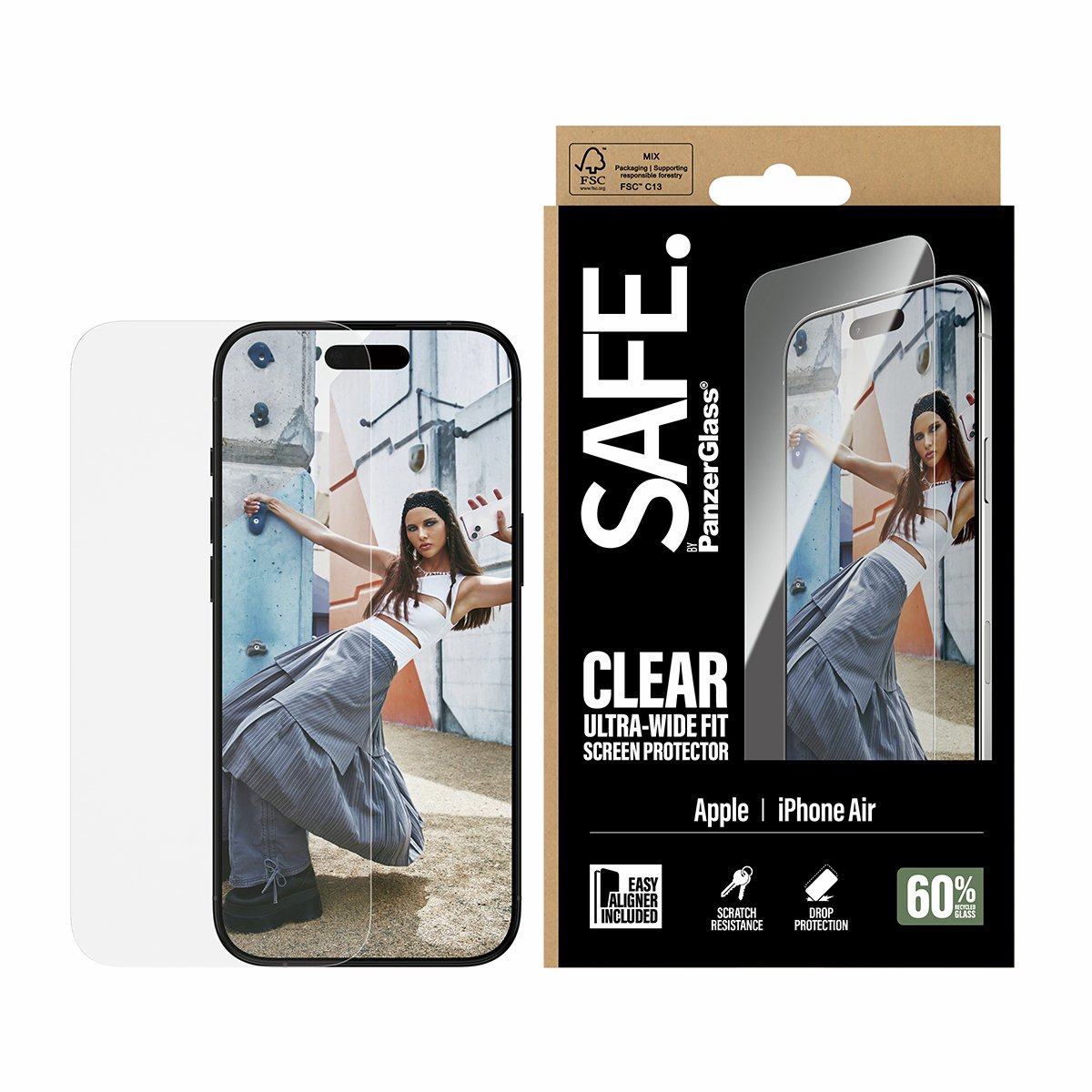 SAFE. By PanzerGlass iPhone Air Screen Protector
