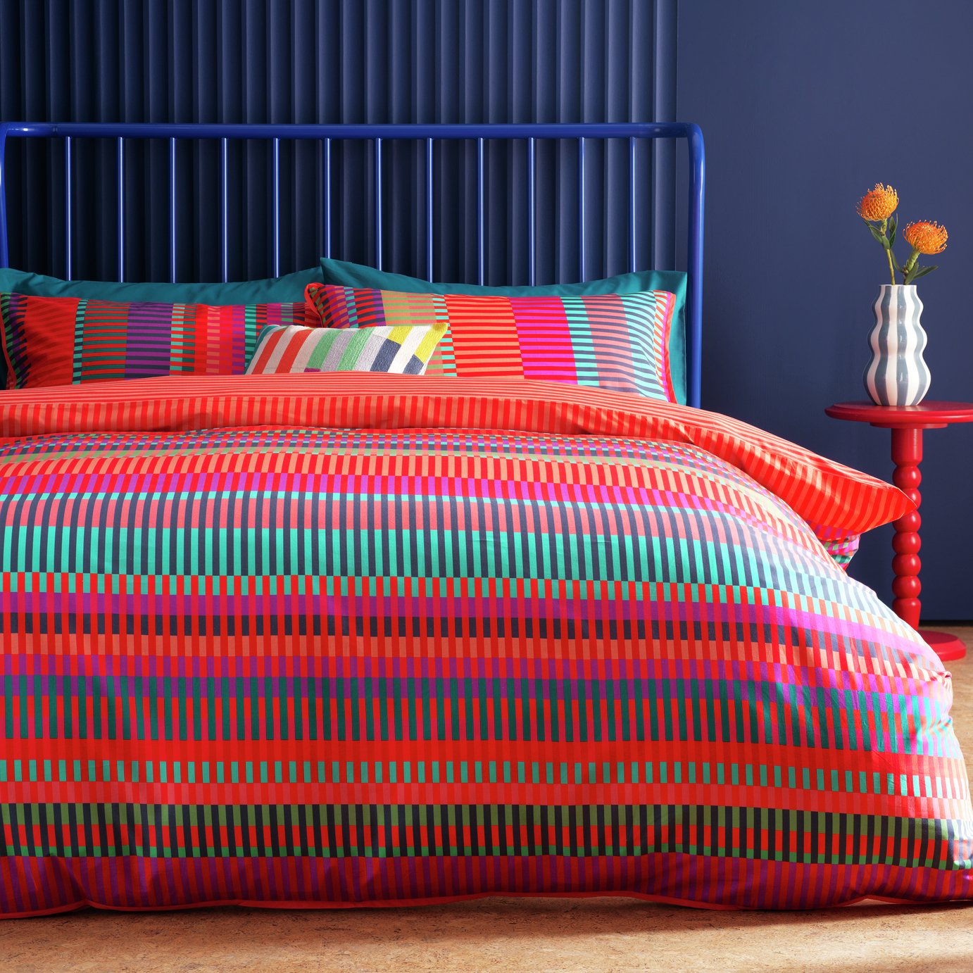 Margo Selby Buster Rep Weave Bedding Set - Superking