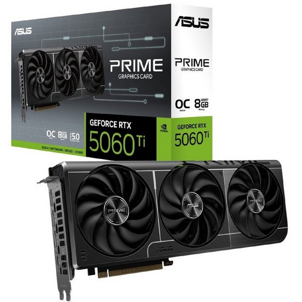 Buy ASUS Prime GeForce RTX 5060 Ti OC 8GB Graphics Card | Graphics