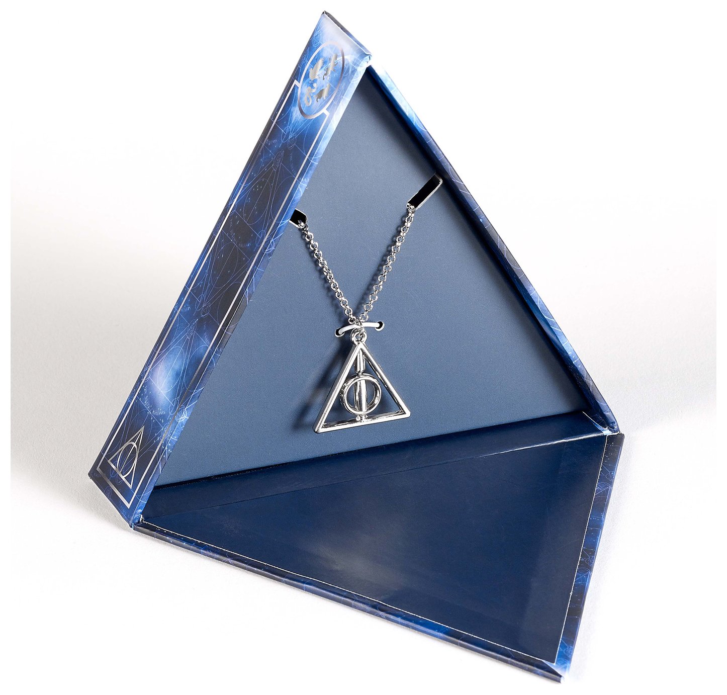 Harry Potter Spinning Deathly Hallows Necklace Gift Box