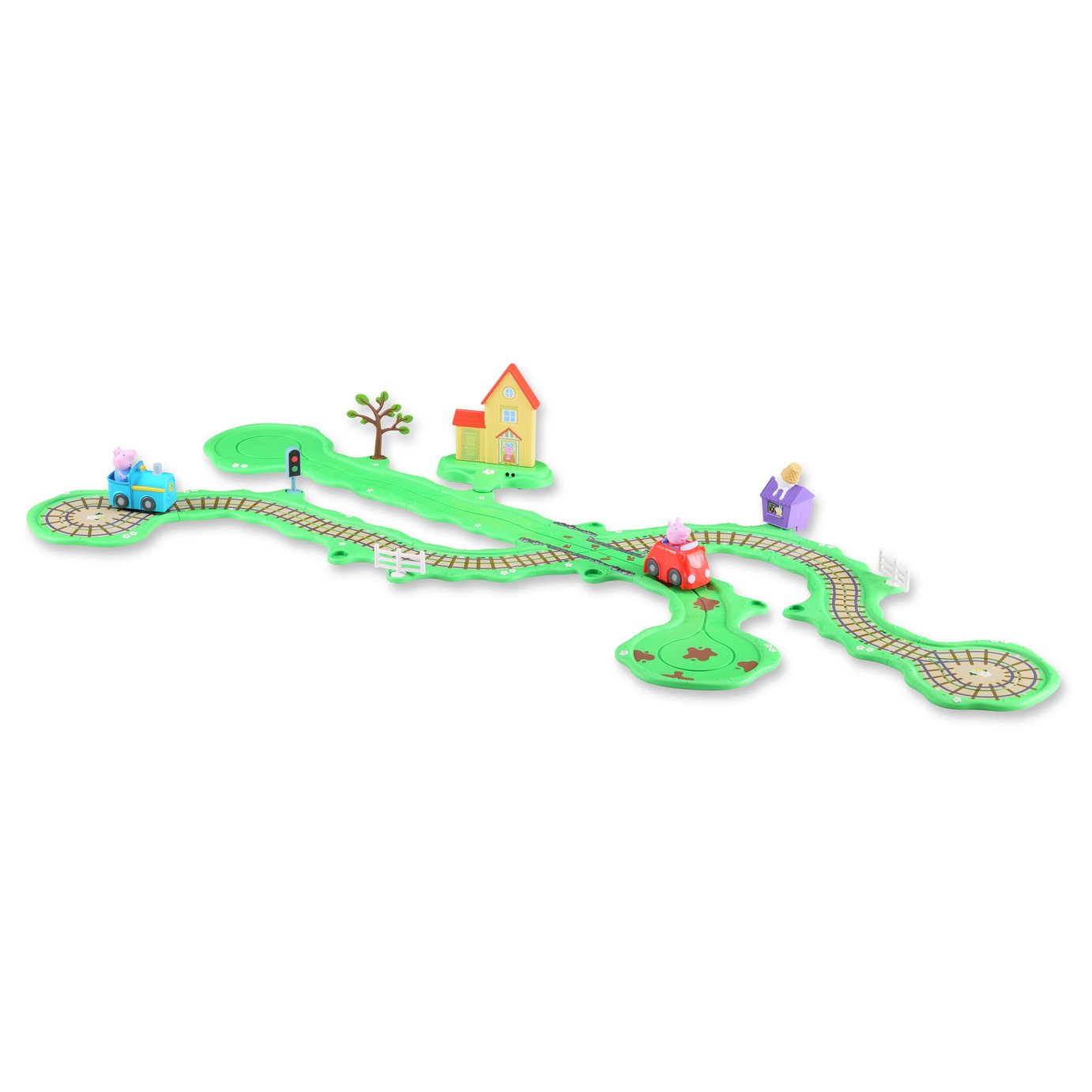 Peppa Pig Whizz Around Runabout Town Playset