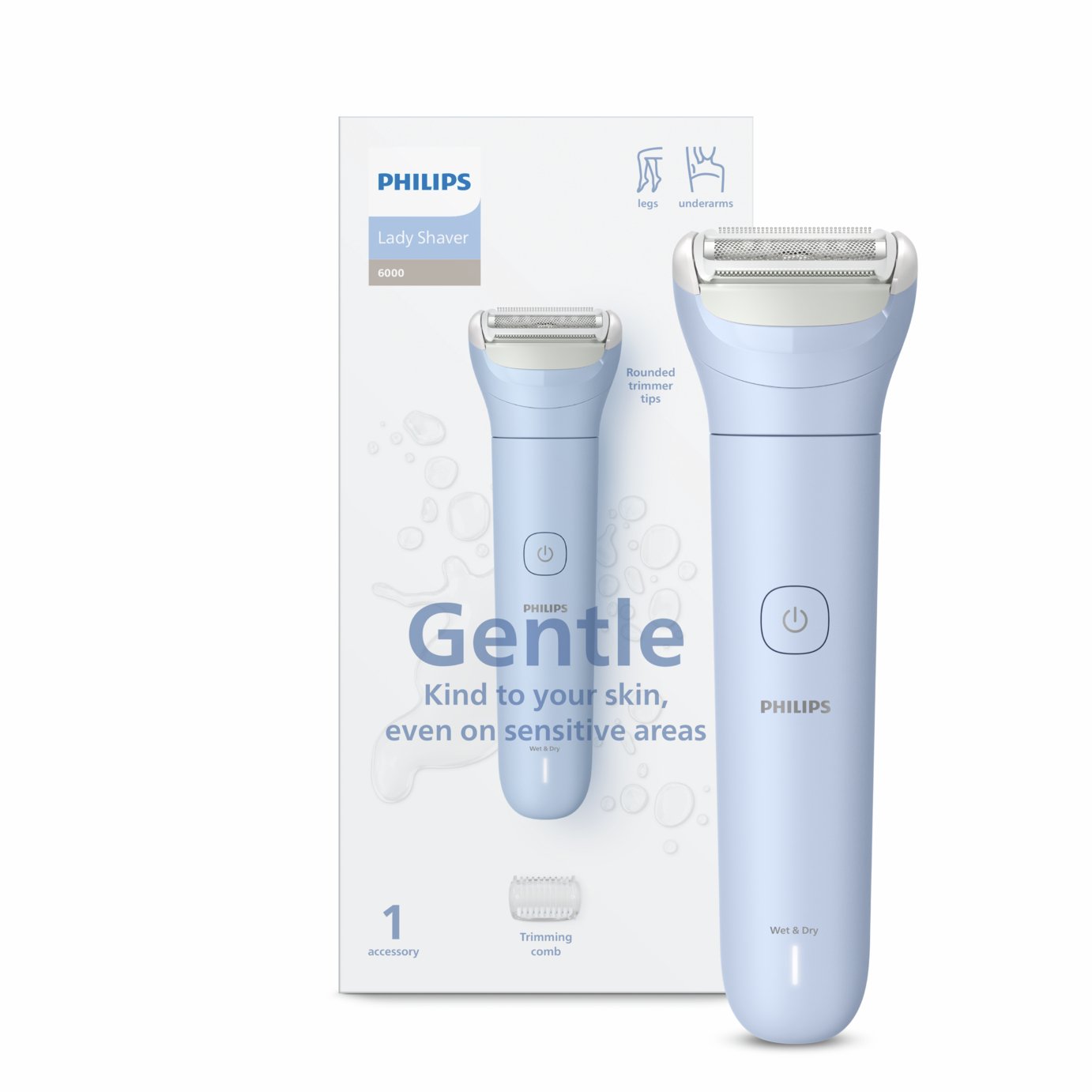 Philips BRL127 Wet and Dry Rechargeable Lady Shaver