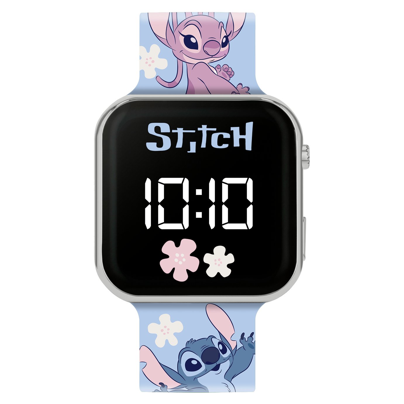 Lilo and Stitch Kids Purple Plastic Strap Digital Watch