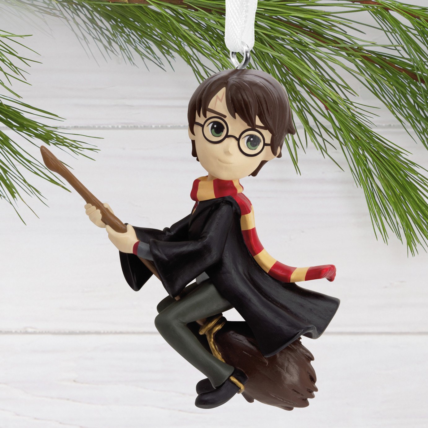 Hallmark Harry Potter with Broomstick Hanging Ornament