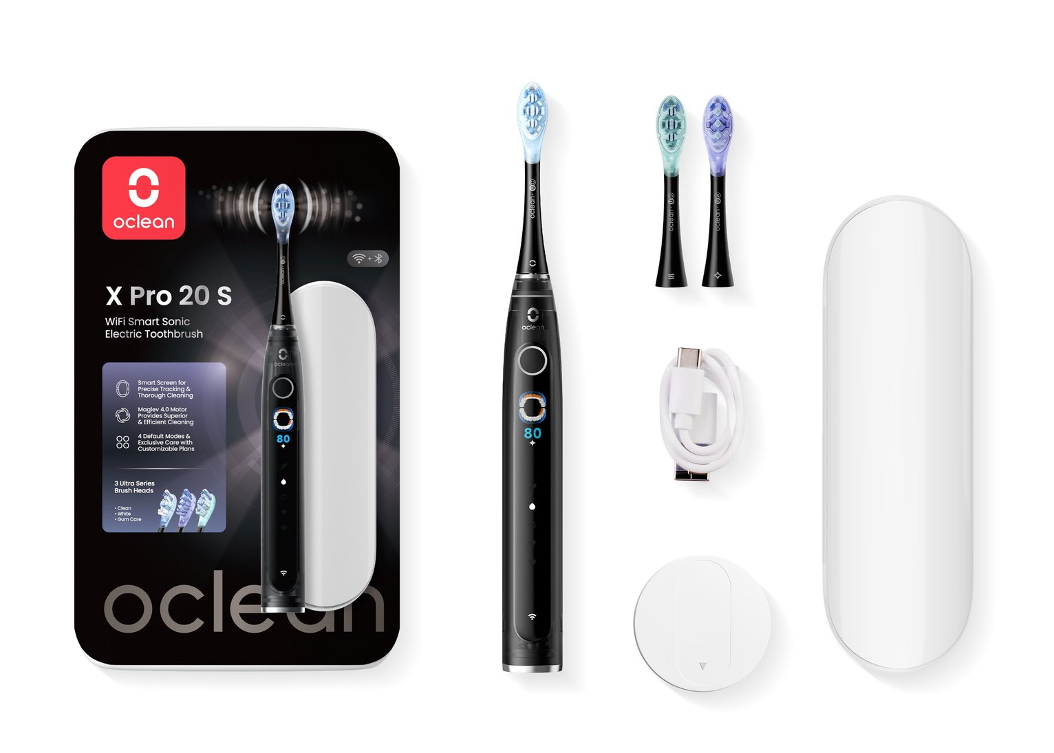 Oclean X Pro 20 Set Sonic Toothbrush Black