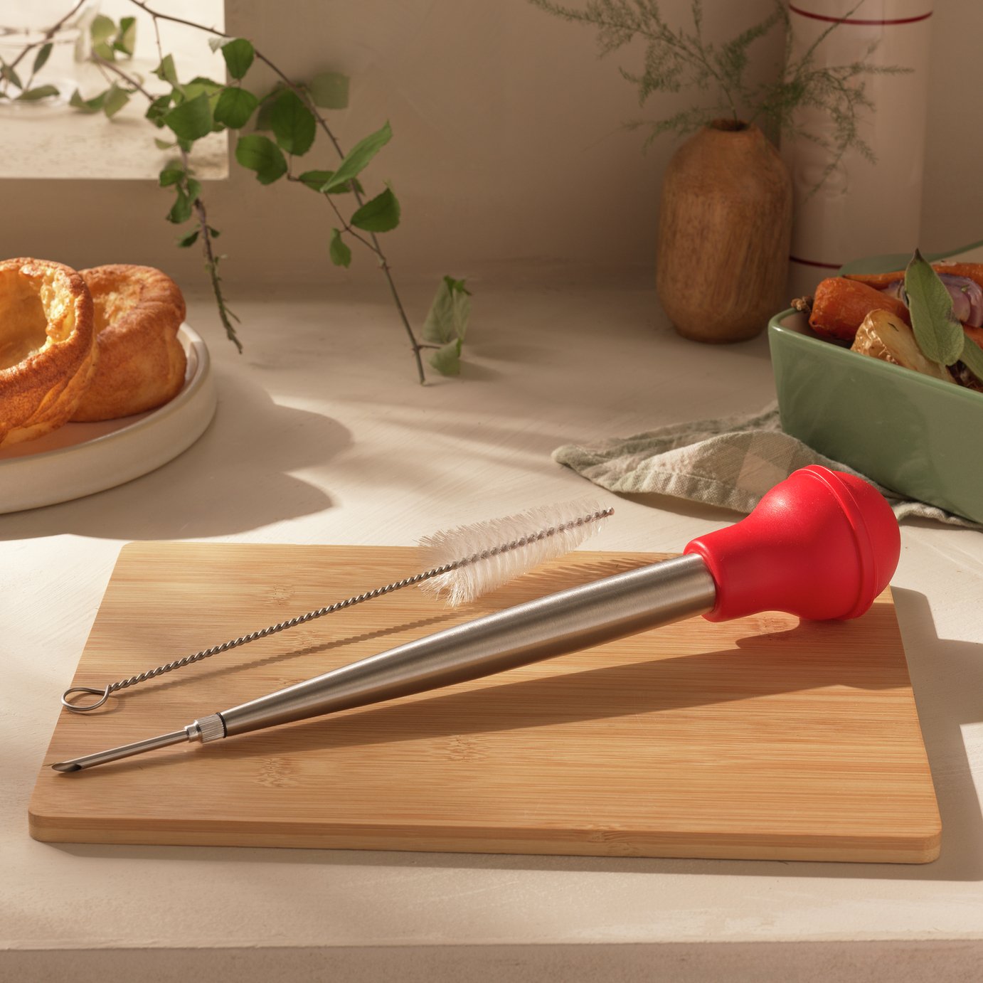 Argos Home 27cm Turkey Baster - Red
