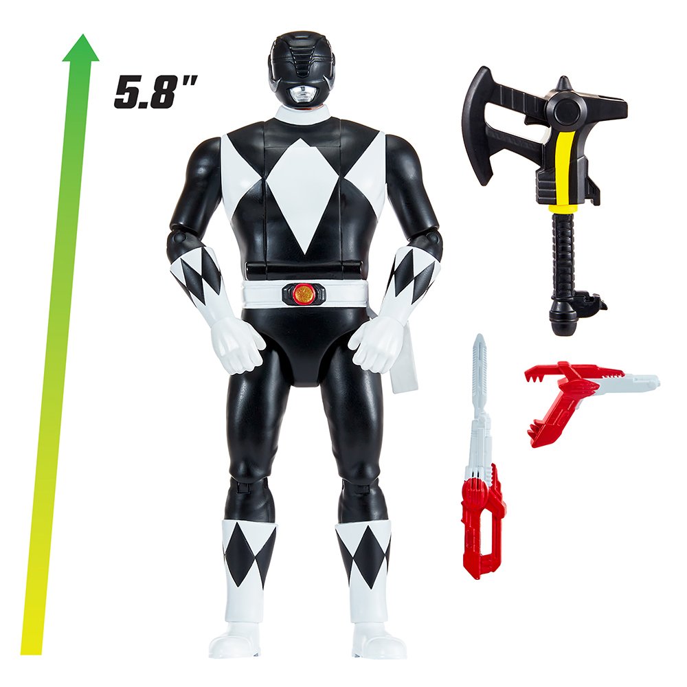 Mighty Morphin Power Rangers Auto-Morphin Black ActionFigure