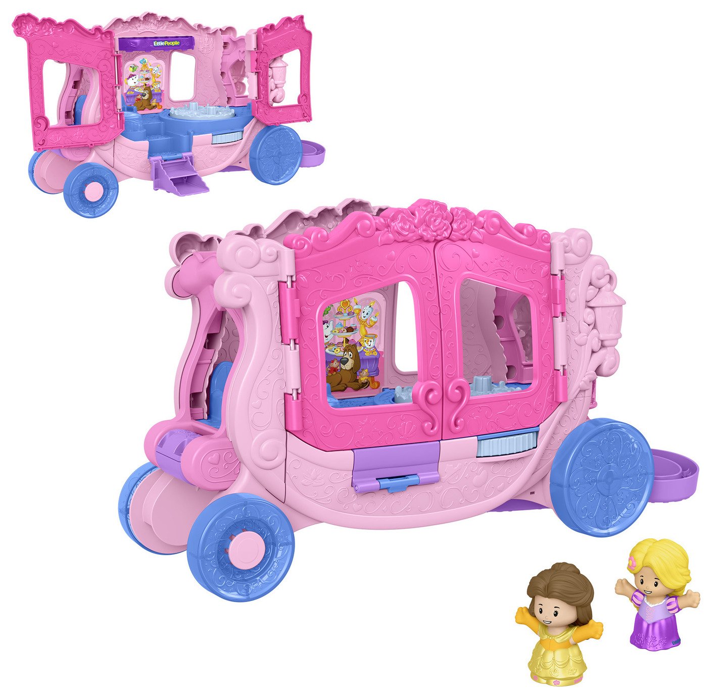 Little People Disney Princess Pull-Along Musical Carriage 