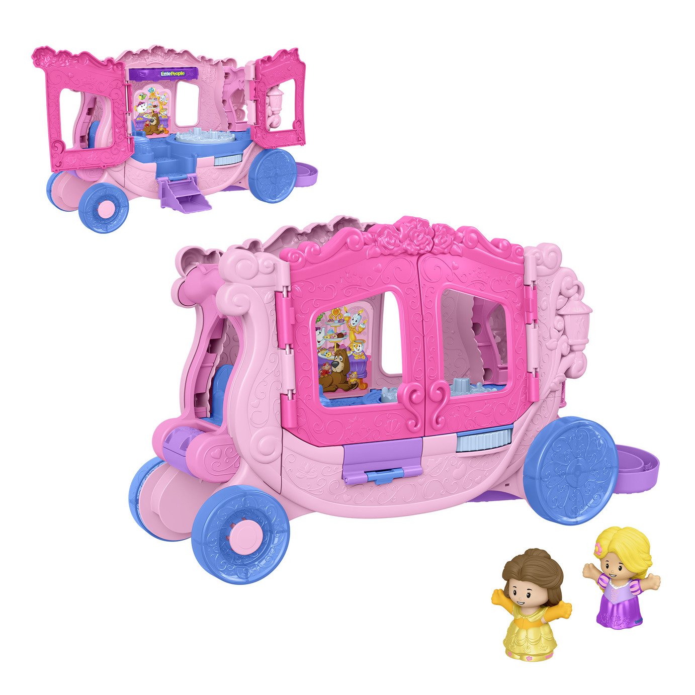 Little People Disney Princess Pull-Along Musical Carriage 