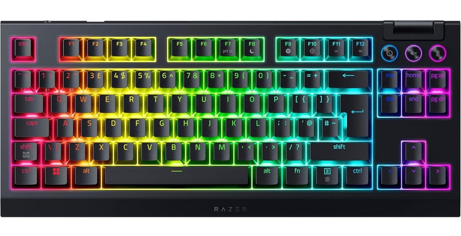 Razer BlackWidow V4 TKL HyperSpeed Wireless Keyboard - Black