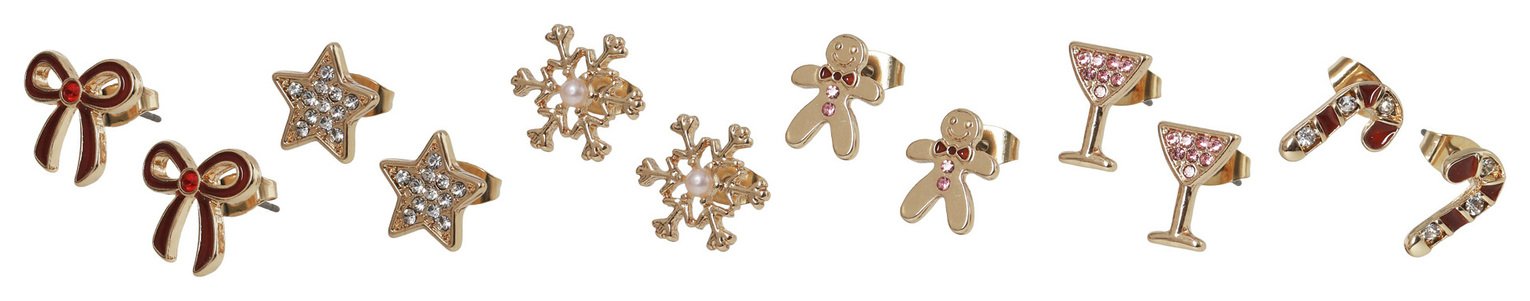 Liars & Lovers Christmas Motif Stud Earrings Set