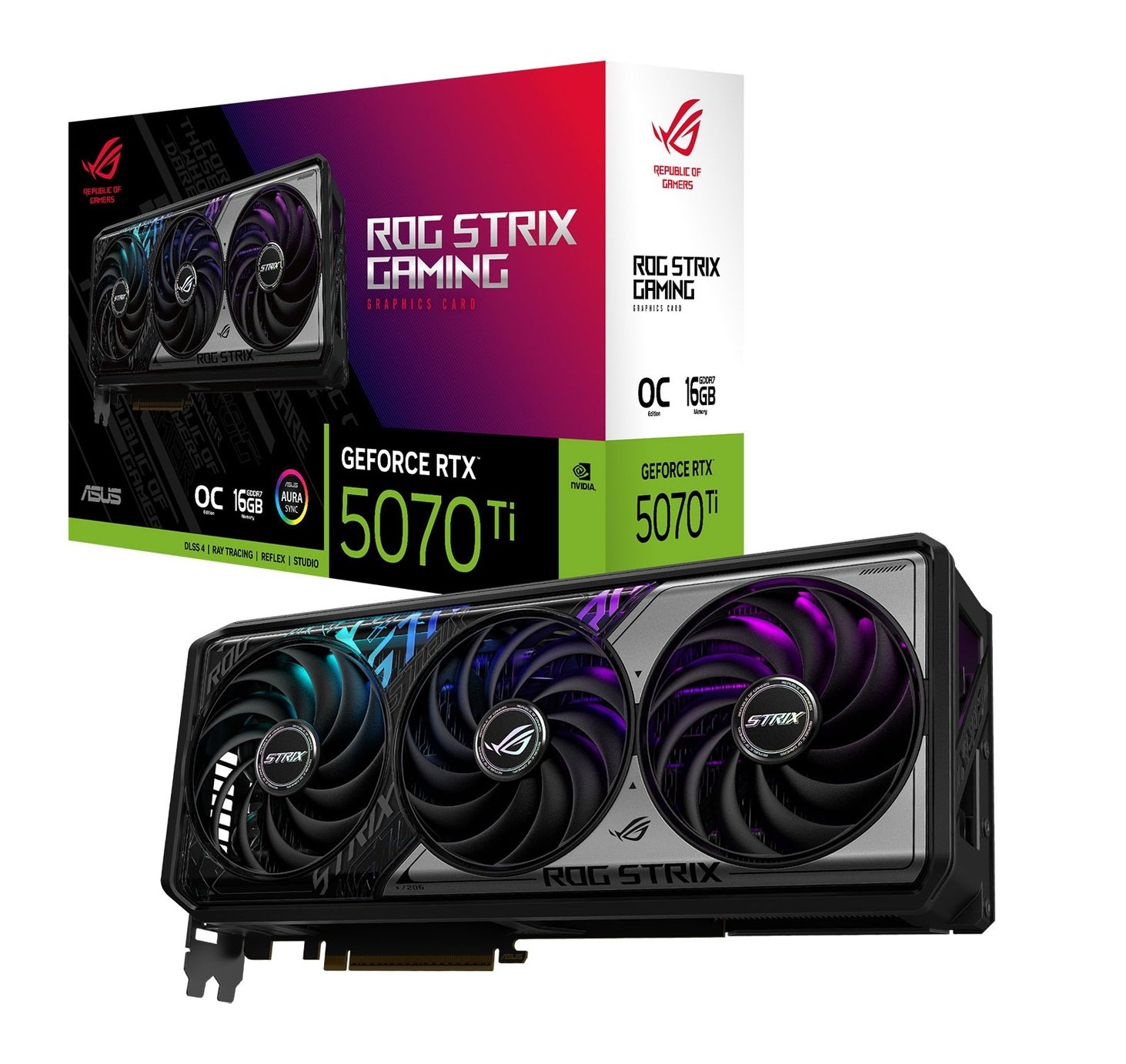 ASUS ROG Strix GeForce RTX 5070 Ti OC 16GB Graphics Card