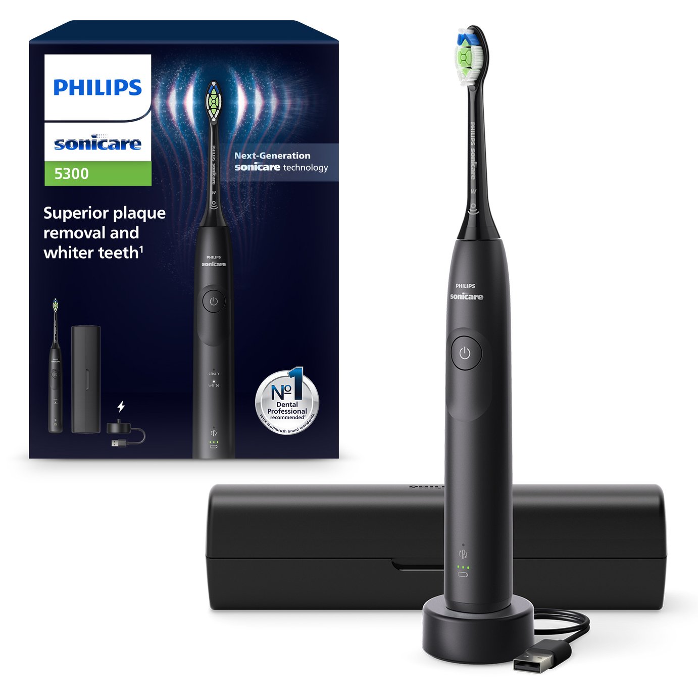 Philips Sonicare HX7101/02 Series 5300 Electric Toothbrush