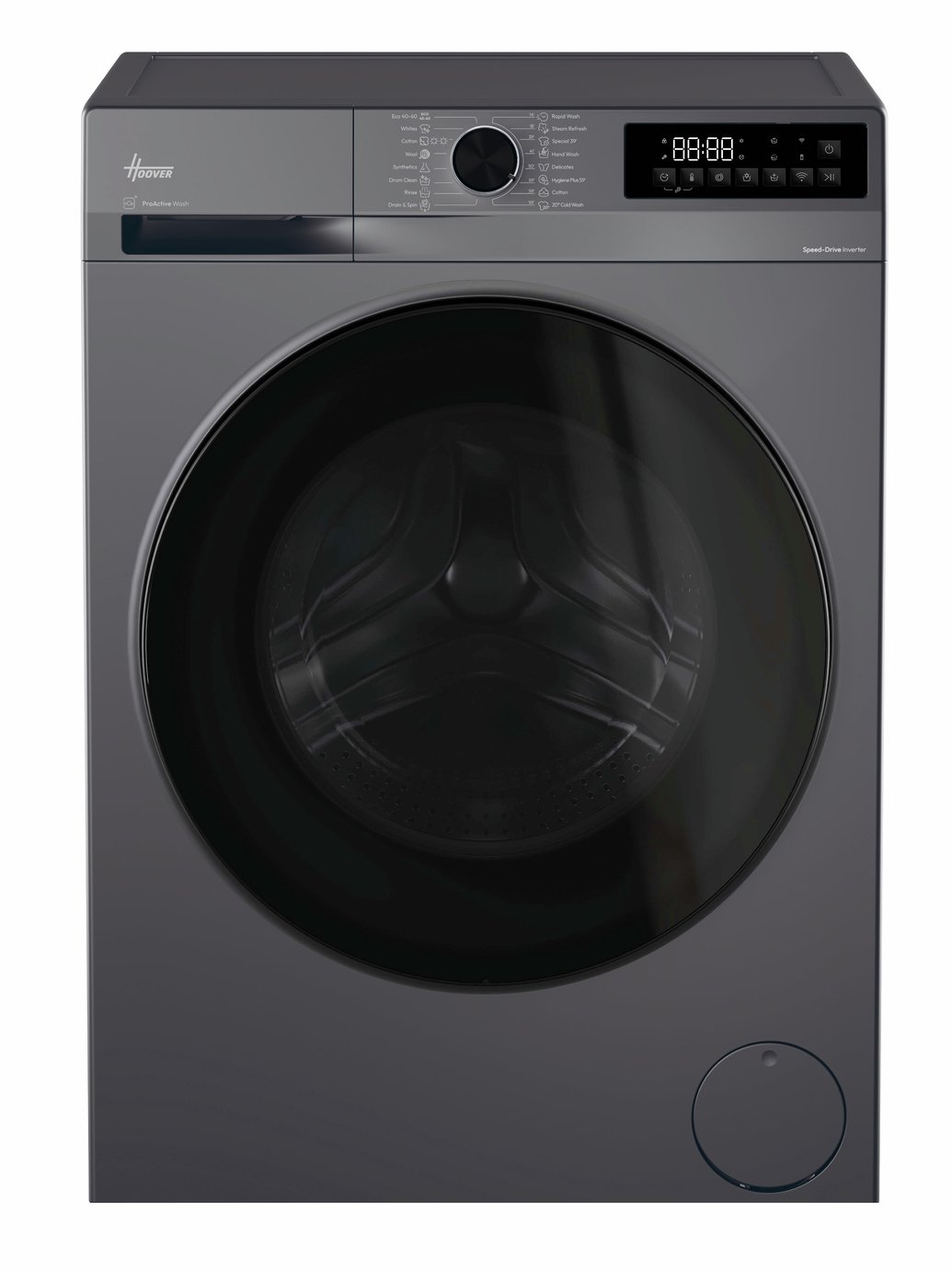 Hoover HBWR 4106B8G 10/6KG 1400 Spin Washer Dryer - Graphite