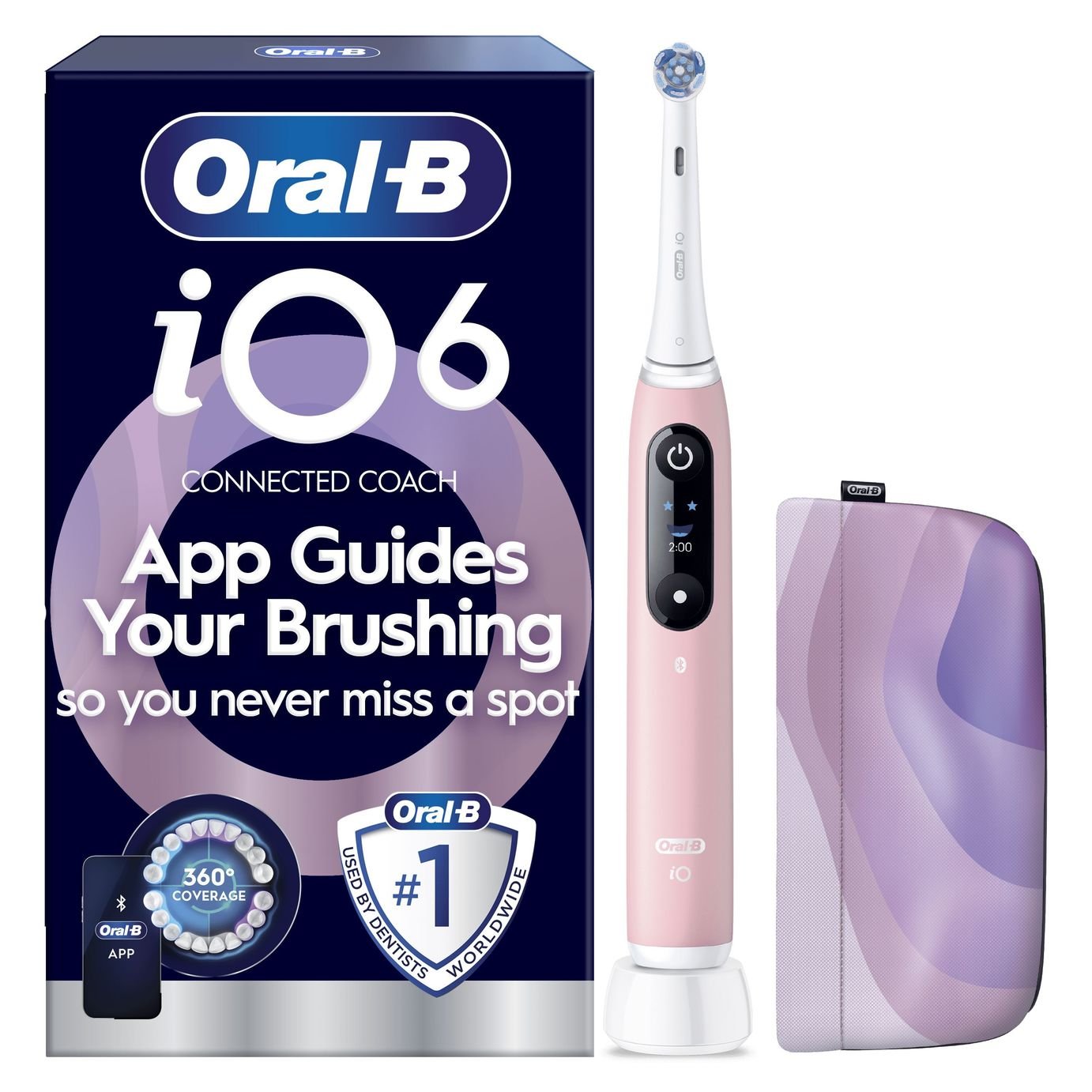 Oral-B iO6 Electric Toothbrush - Pink Sand Luxe