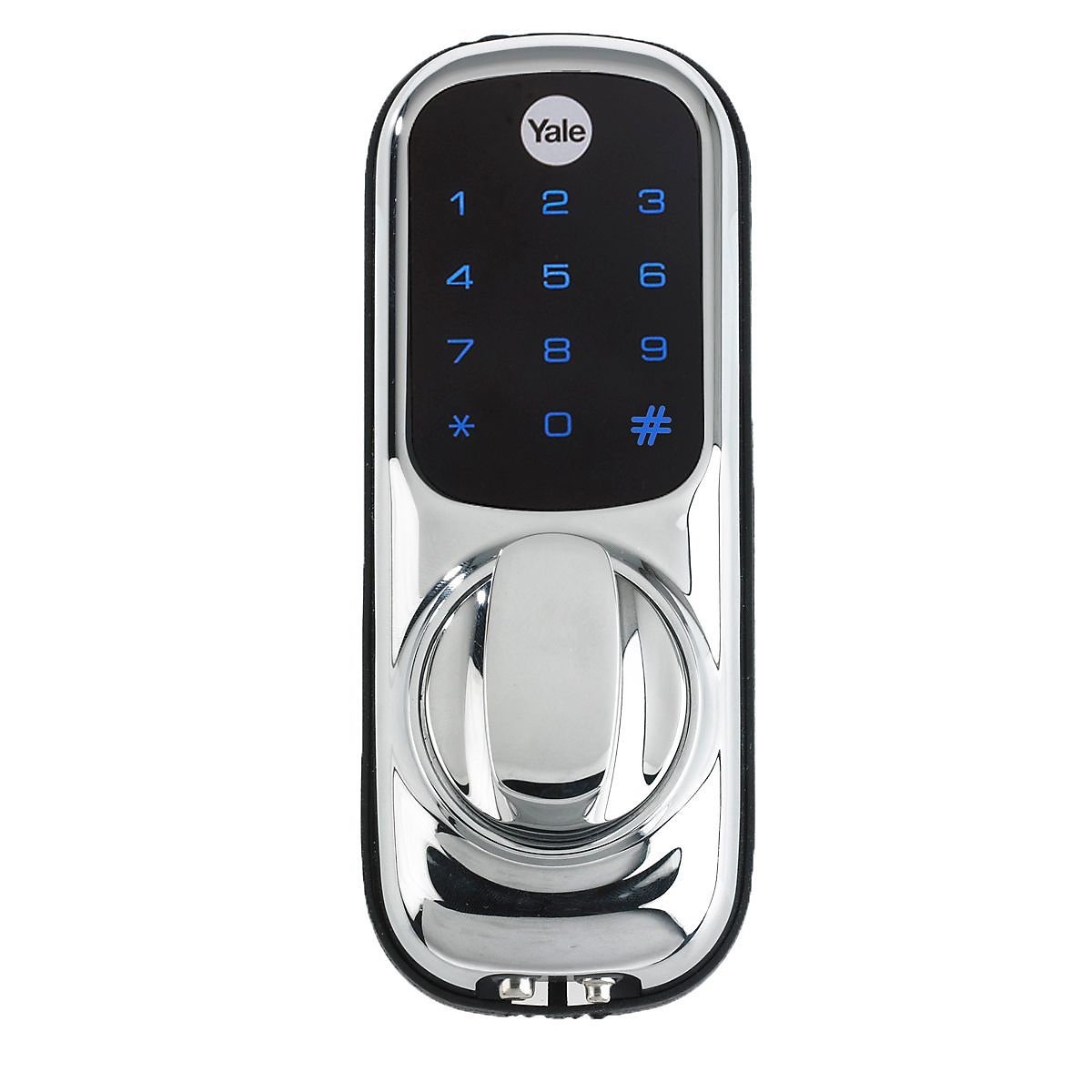 Yale Keyless Polished Chrome Effect Smart Digital Door Lock