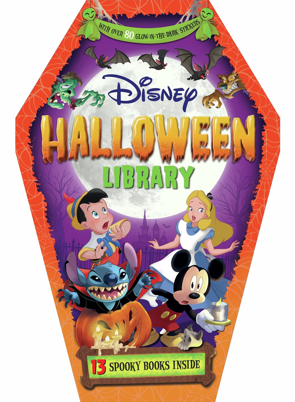 Igloo Books Disney Theme Halloween Book Library - Pack of 13