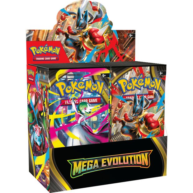 Buy Pokmon Mega Evolutions Booster Full CDU Trading Cards | Trading cards  and card games | Argos