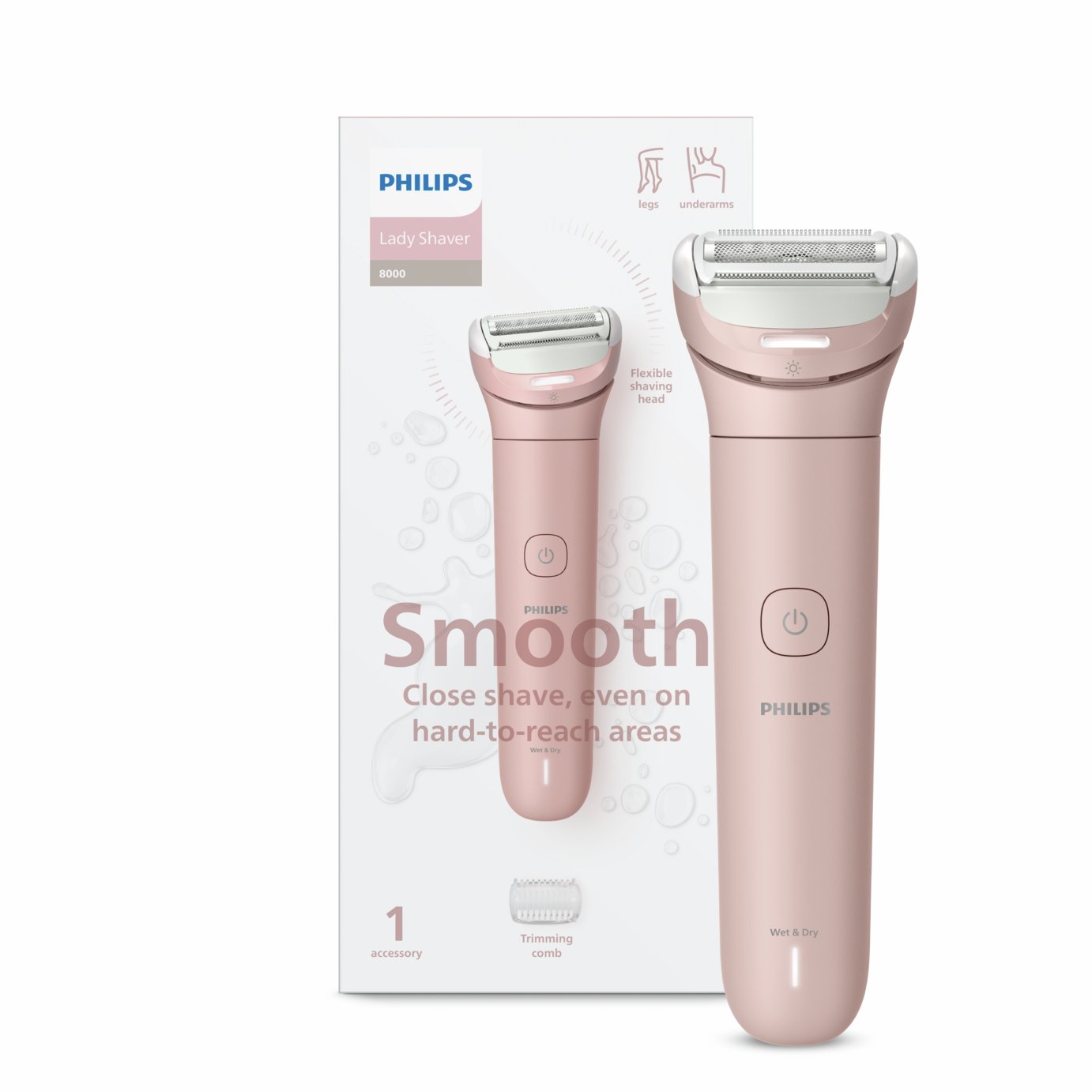 Philips BRL129 Wet and Dry Rechargeable Lady Shaver