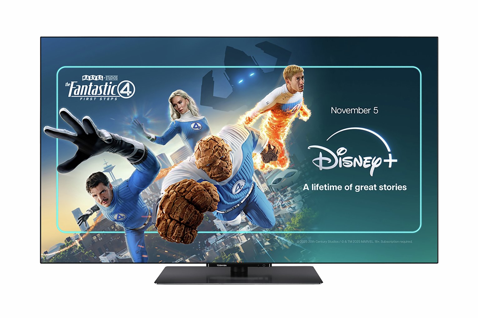 Toshiba 65Inch 65XF9F53DB Smart 4K UHD HDR OLED Freely TV