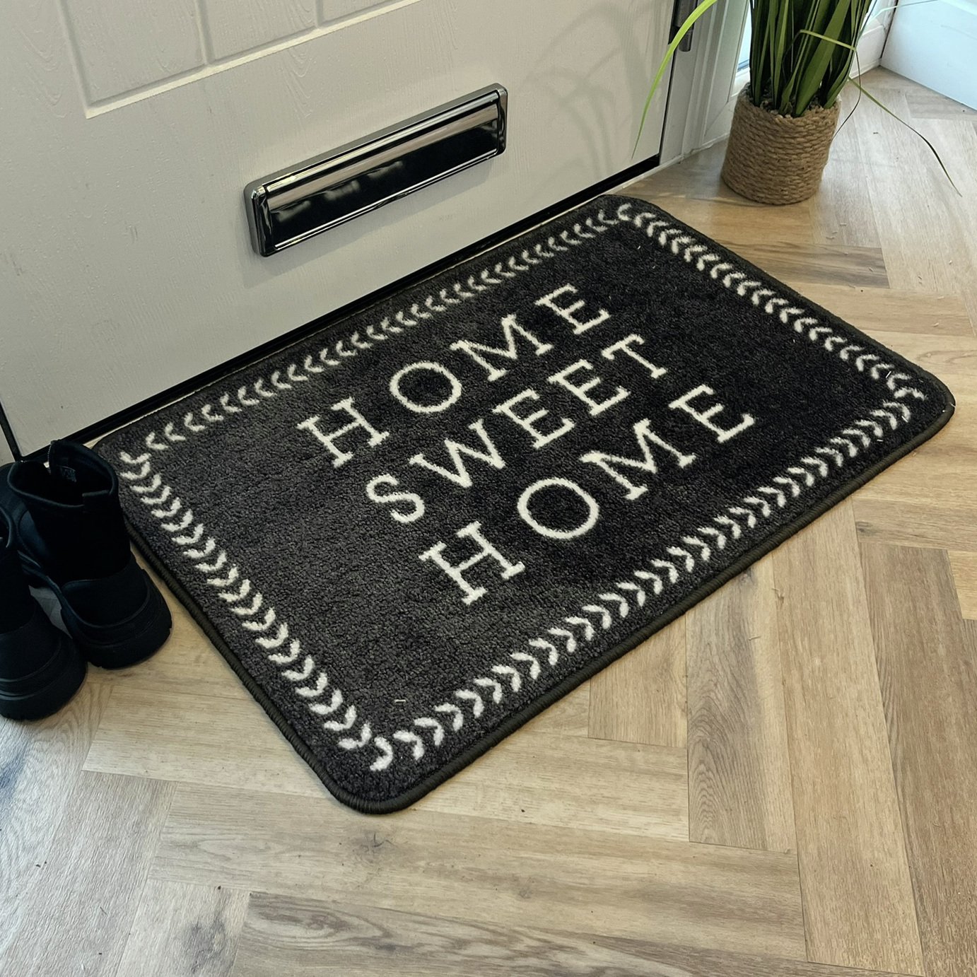 Mighty Mats Supersoft Washable Sweet Home Doormat - 50x75cm