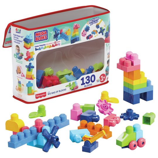 MEGA BLOKS First Builders Big Bag of Blocks Toy