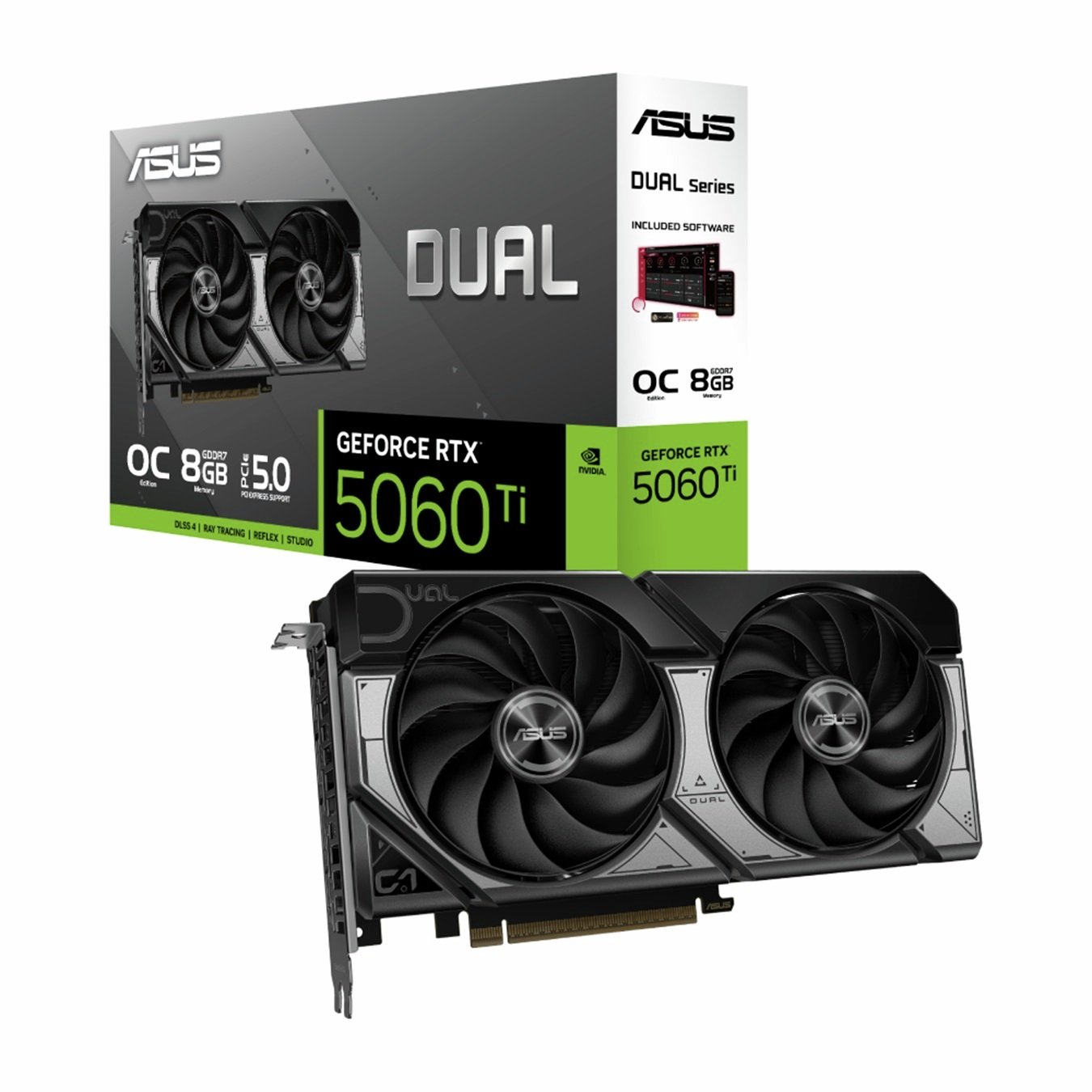 ASUS Dual GeForce RTX 5060 Ti OC 8GB Graphics Card