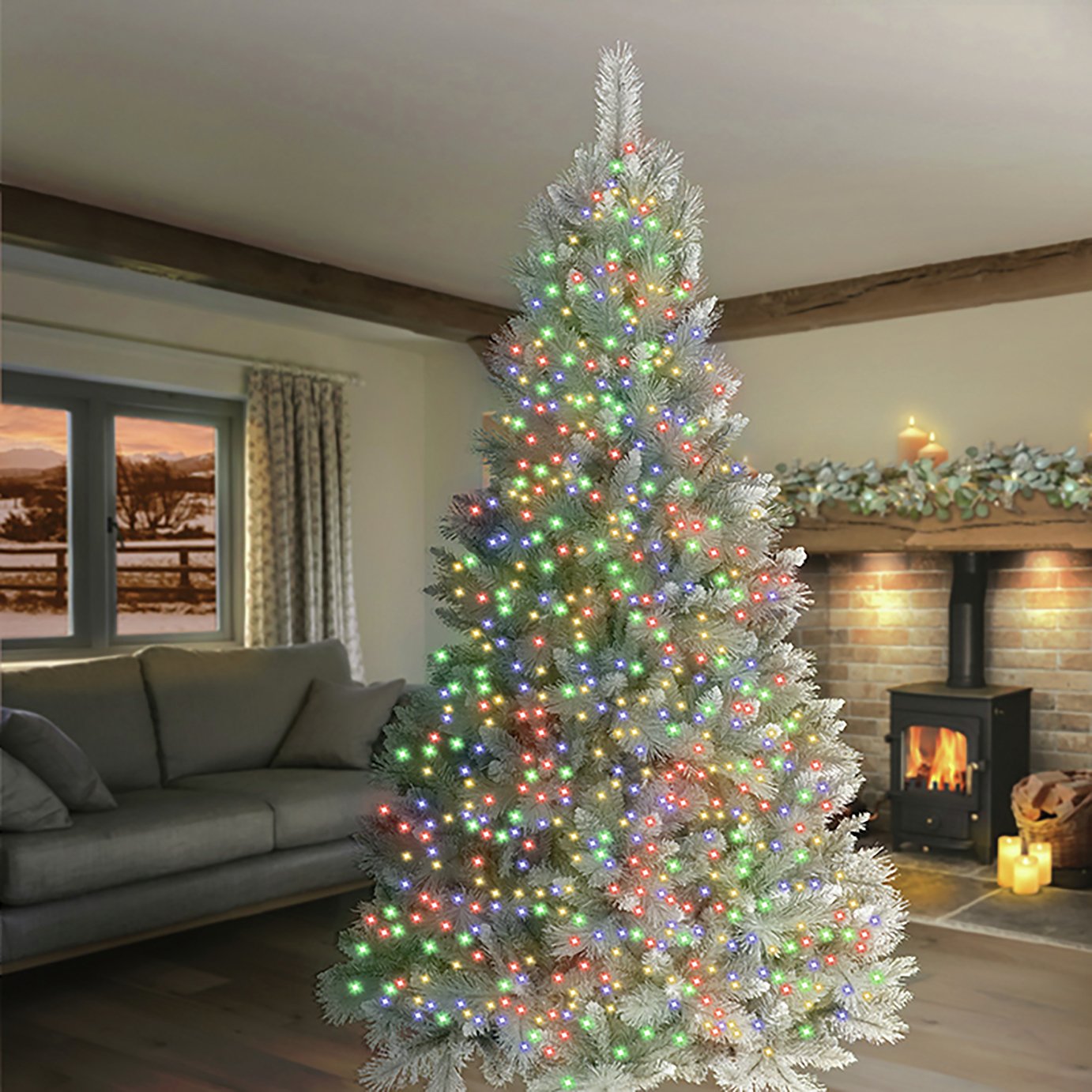 Buy Premier 1500 Multi Action TreeBrights Multicolour LED Lights