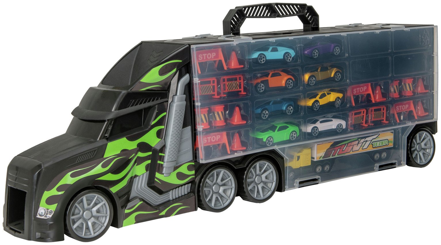 Teamsterz Metro City Auto Transporter Truck With 8 Cars