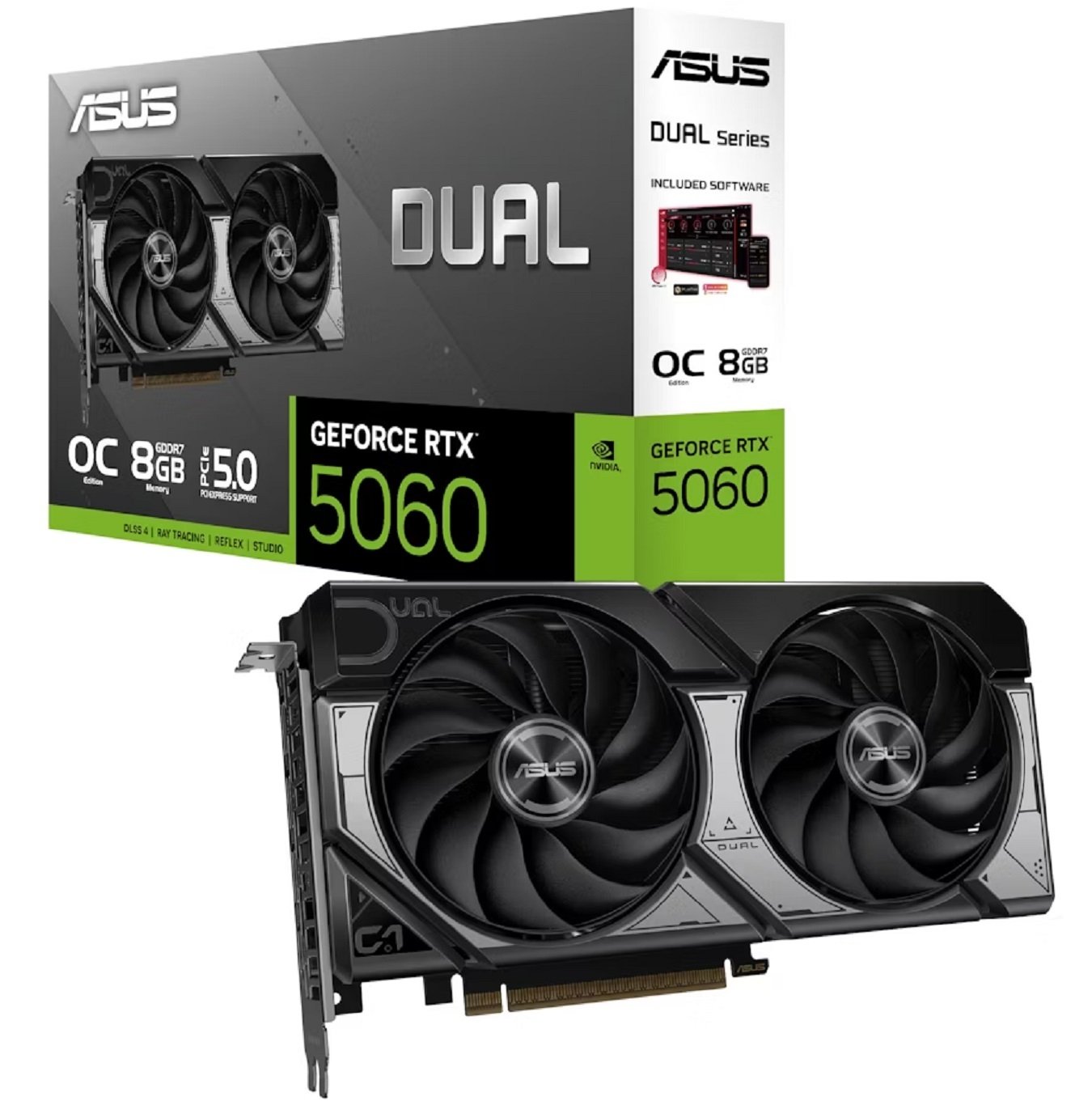 ASUS Dual GeForce RTX 5060 OC 8GB Graphics Card