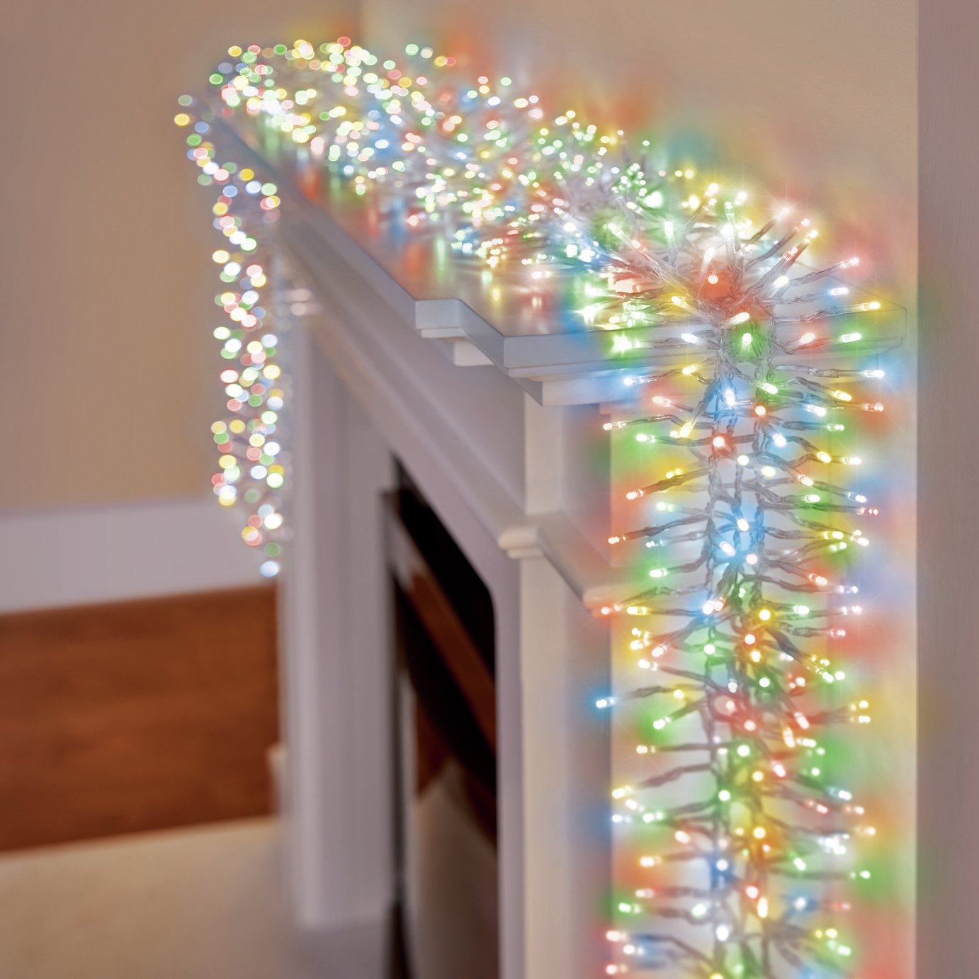 Premier 2000 Multi Action LEDs Cluster Christmas Lights