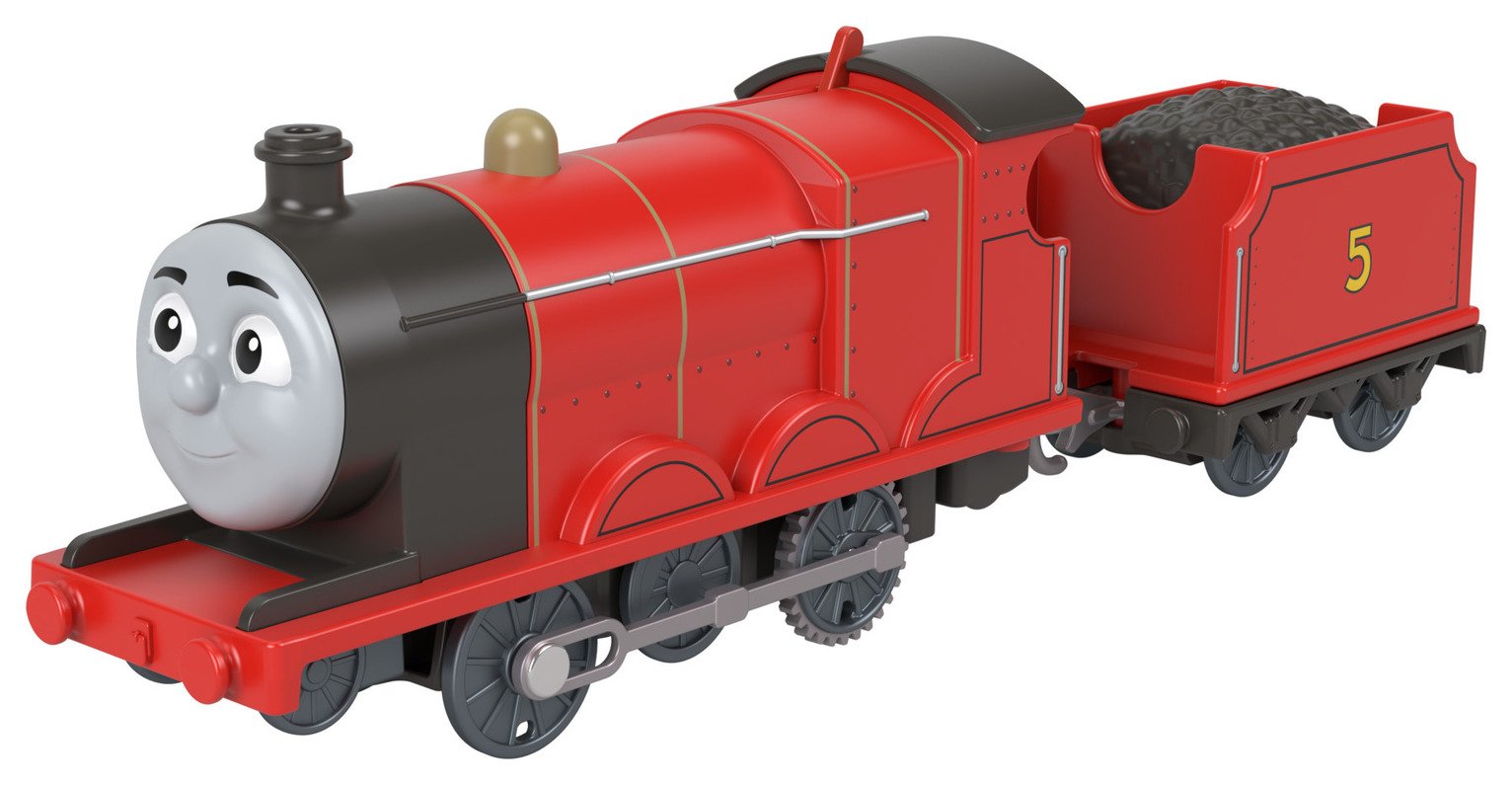 Motorised Classic James Engine, Battery-Powered Toy Train