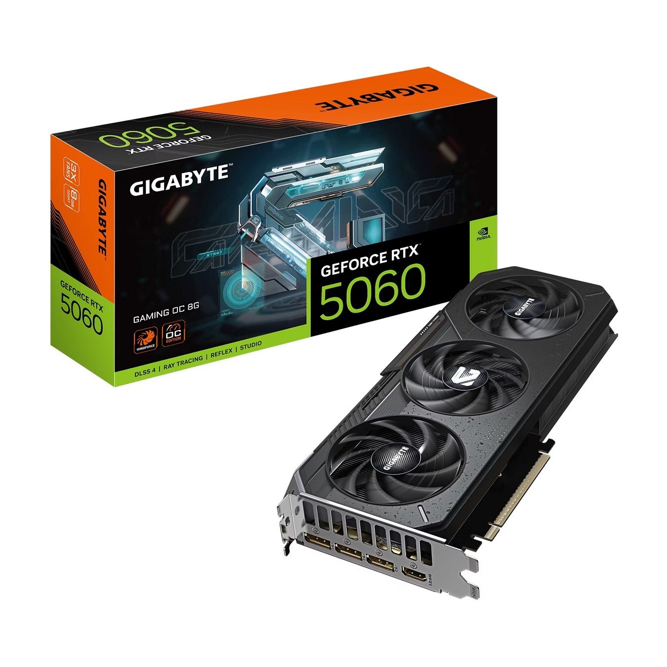 Gigabyte GeForce RTX 5060 Gaming OC 8GB Graphics Card