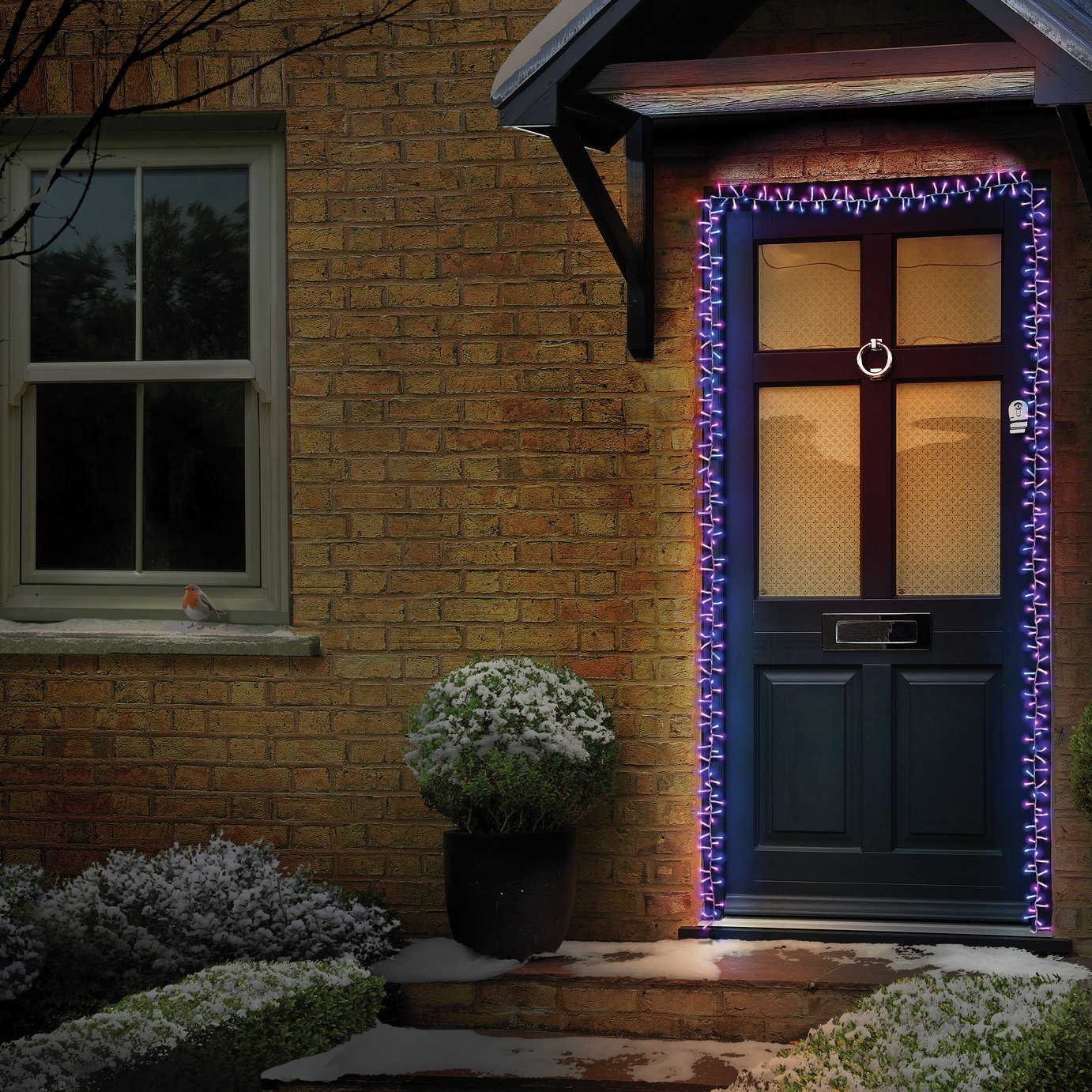 Premier 440 LED Supabrights Rainbow Door Garland