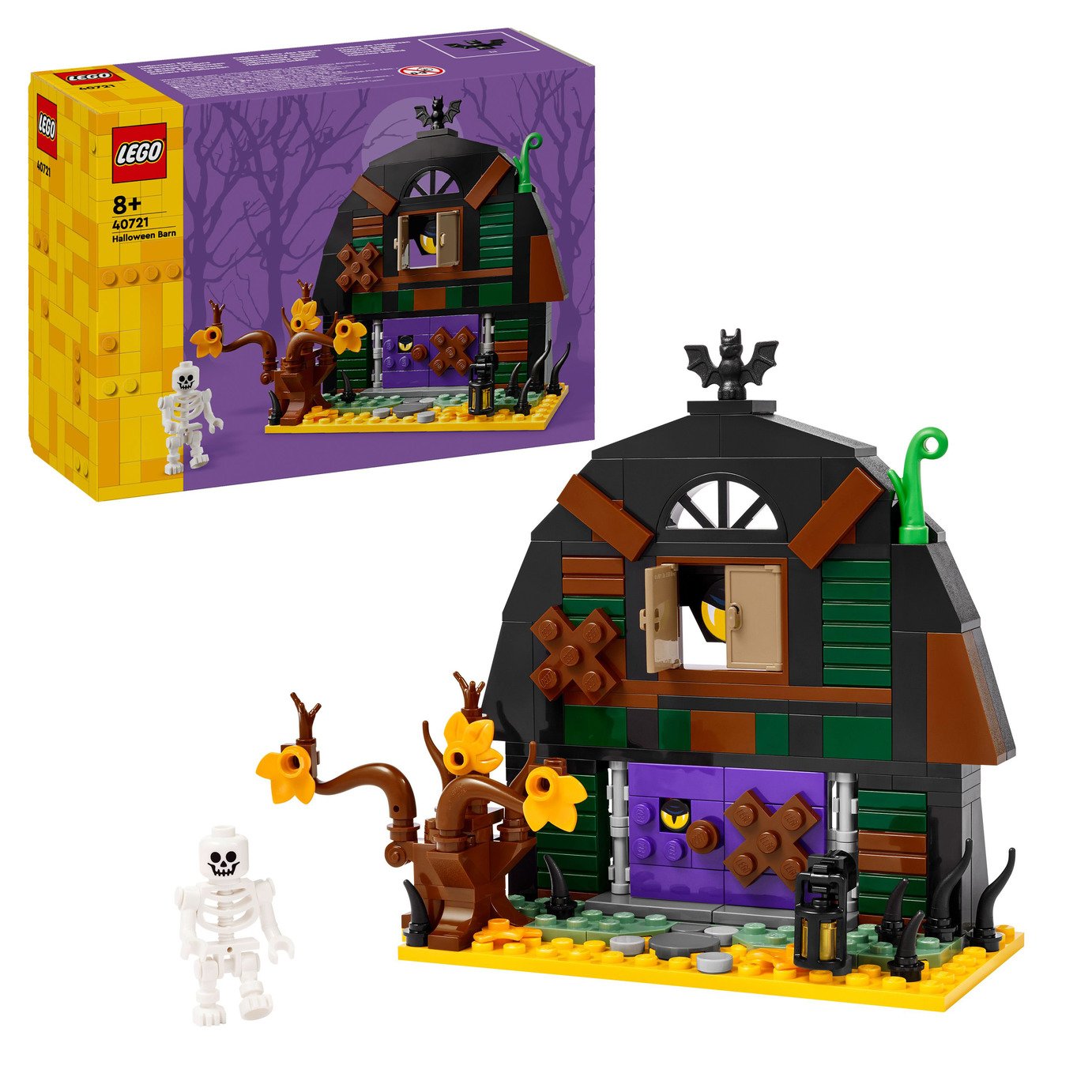 LEGO Halloween Barn, Creative Building Toy for Kids 40721
