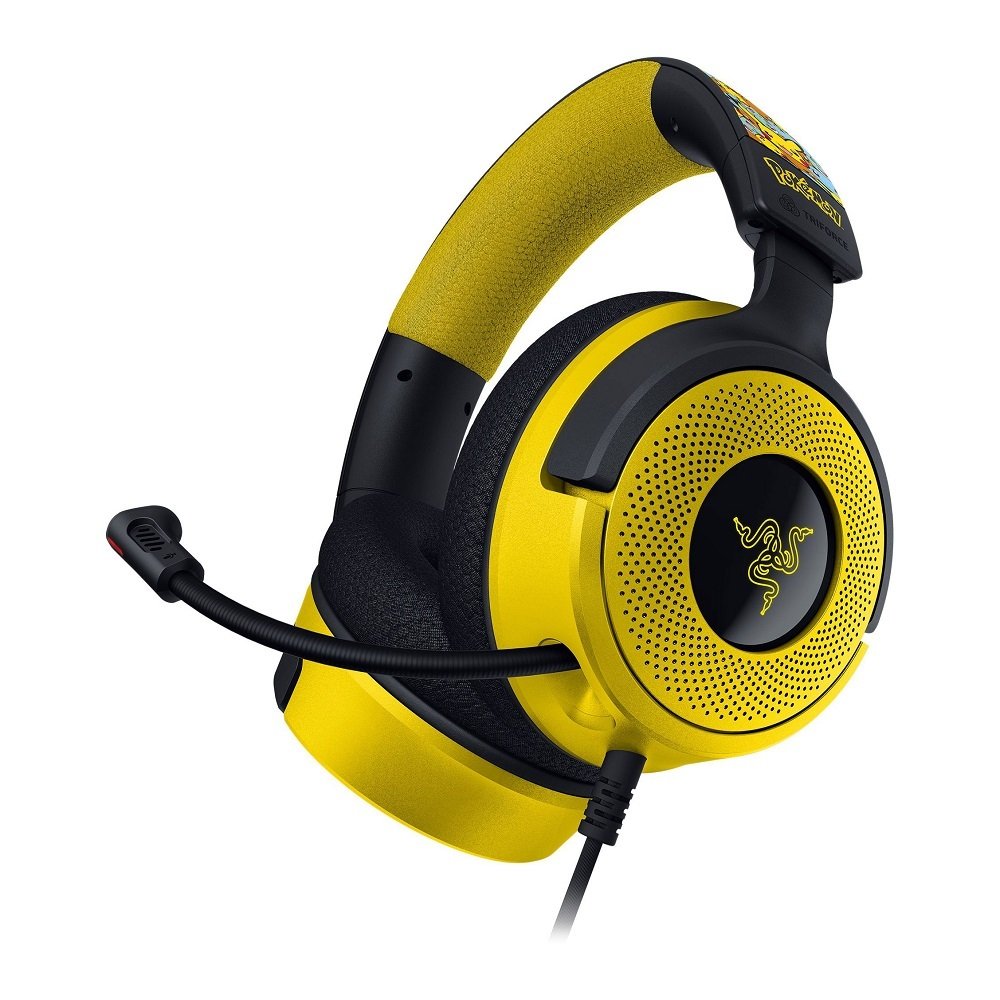 Razer Kraken V4 X Pokémon Kanto Wired Gaming Headset -Yellow