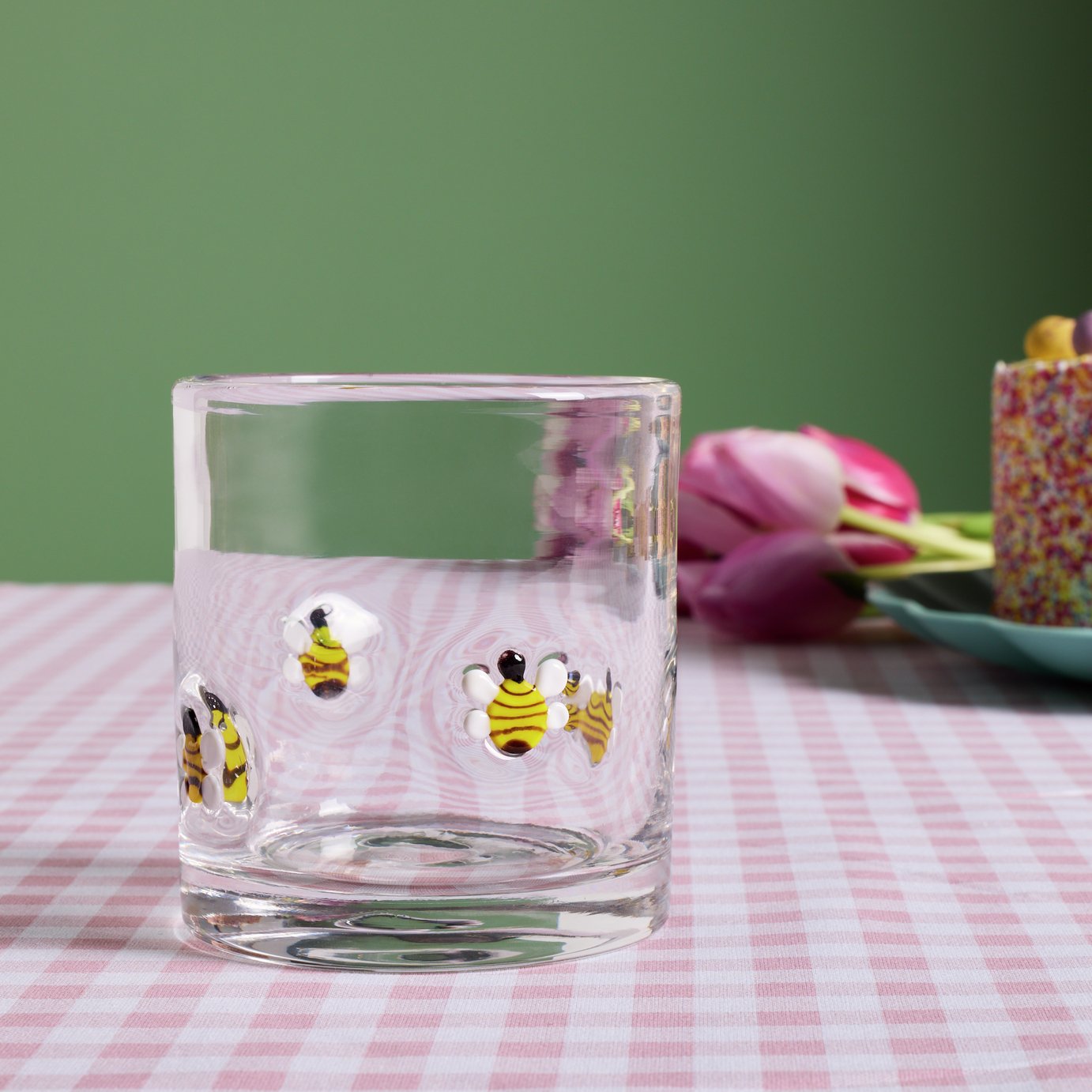 Argos Home Bee Glass Tumbler