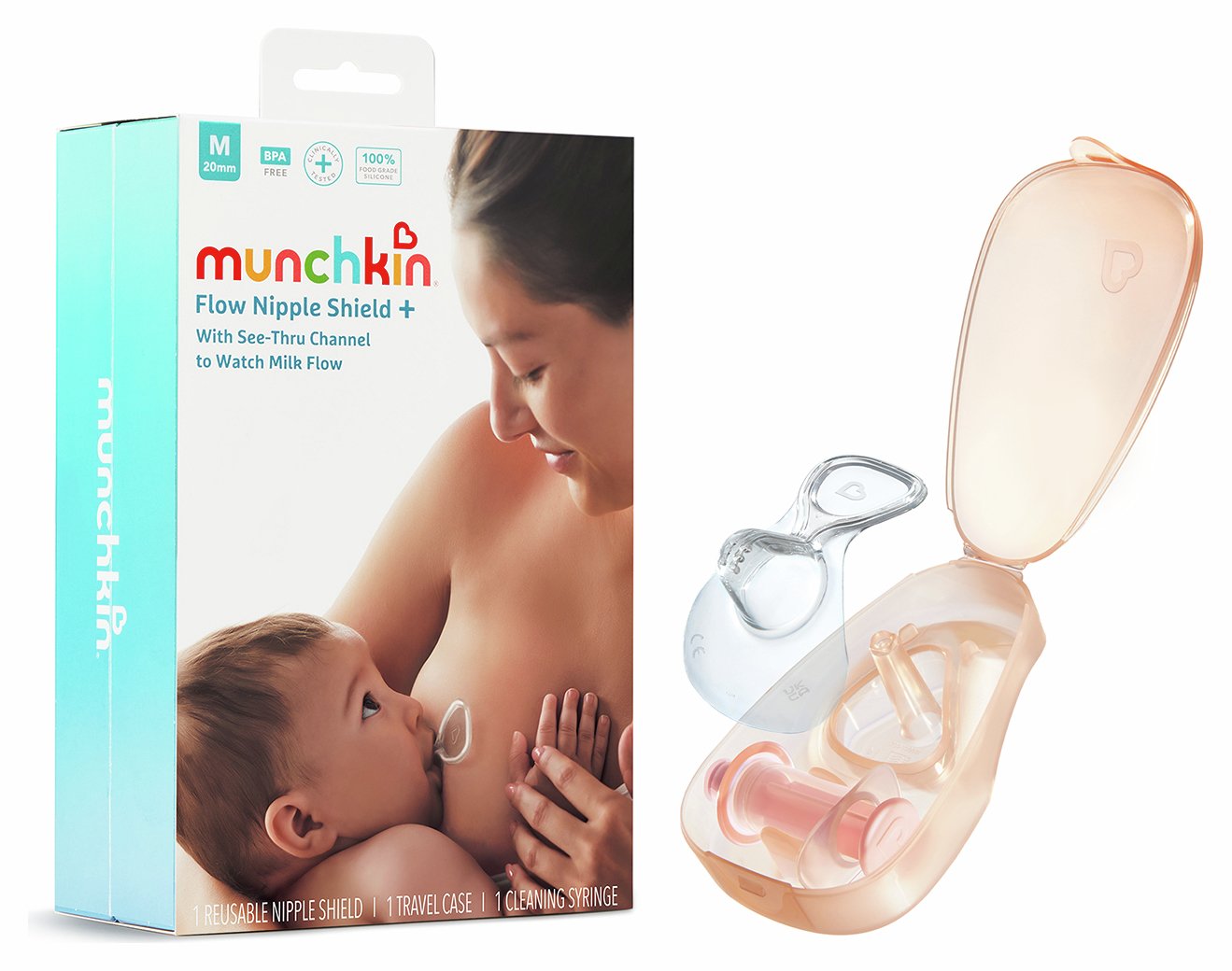 Munchkin Flow 20mm Nipple Shield +
