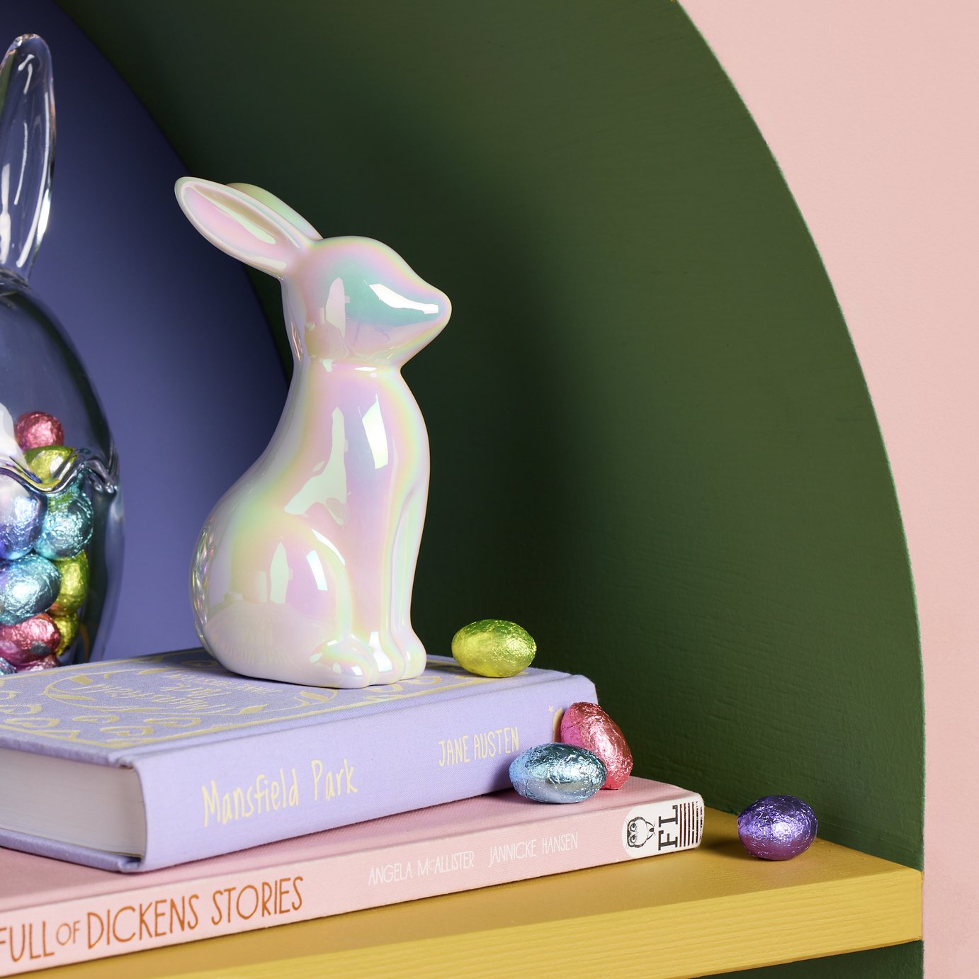 Argos Home Hollow Ceramic Rabbit Decoration