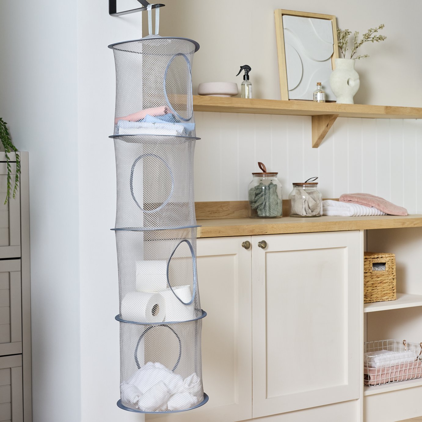 Argos Home Kids Hanging Storage Unit - Grey