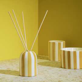 Habitat 150ml Ceramic Reed Diffuser - Wild Basil & Lemon