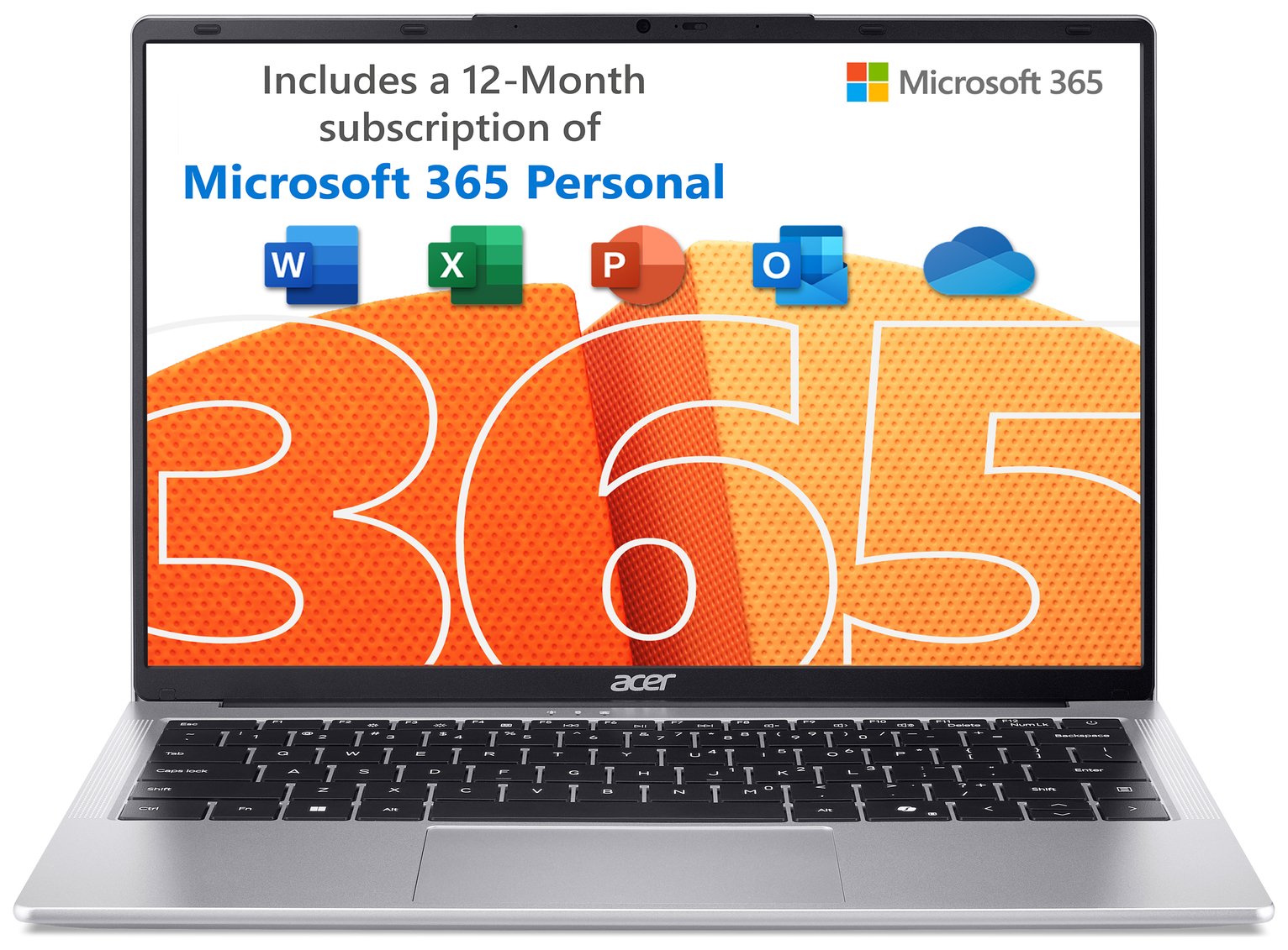 Acer Aspire Lite 14 14in Intel N 4GB 128GB Laptop - Silver