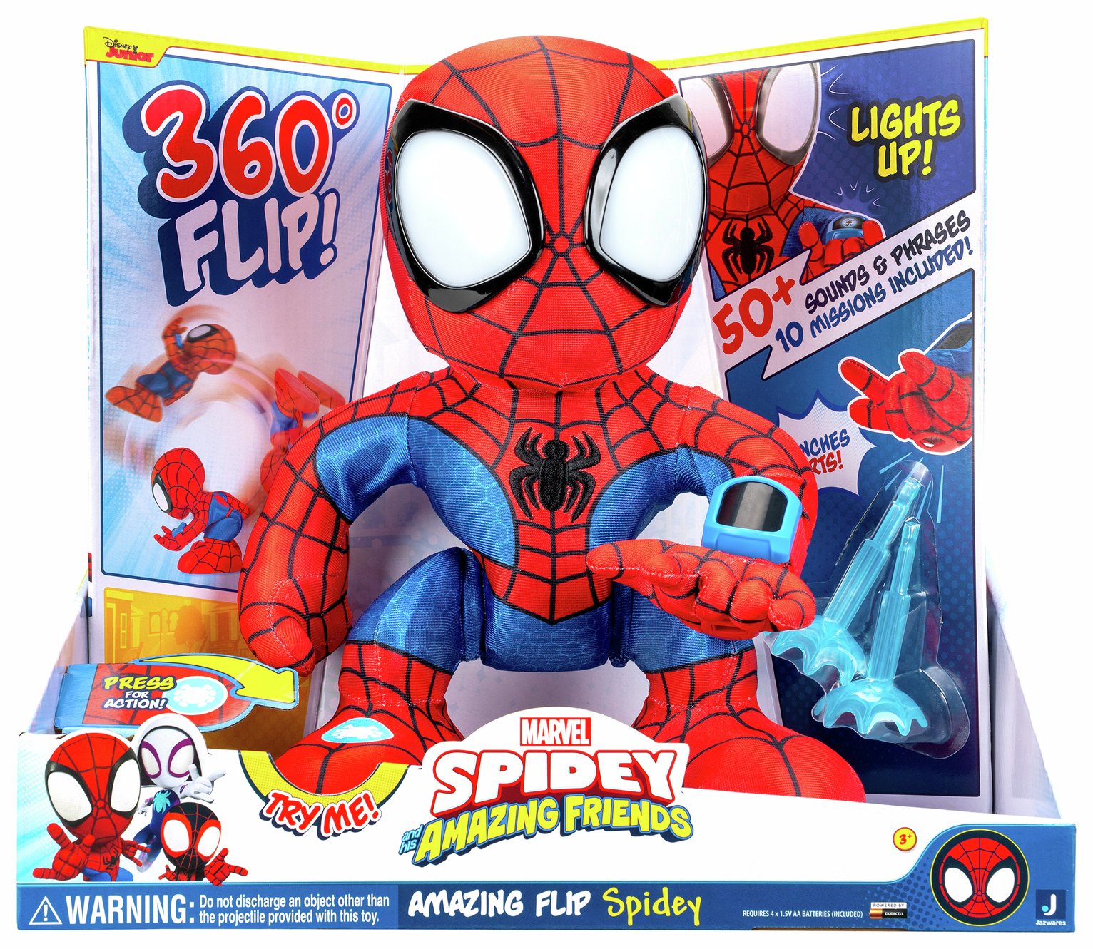 MARVEL Spidey and His Amazing Friends Amazing Flip Spidey