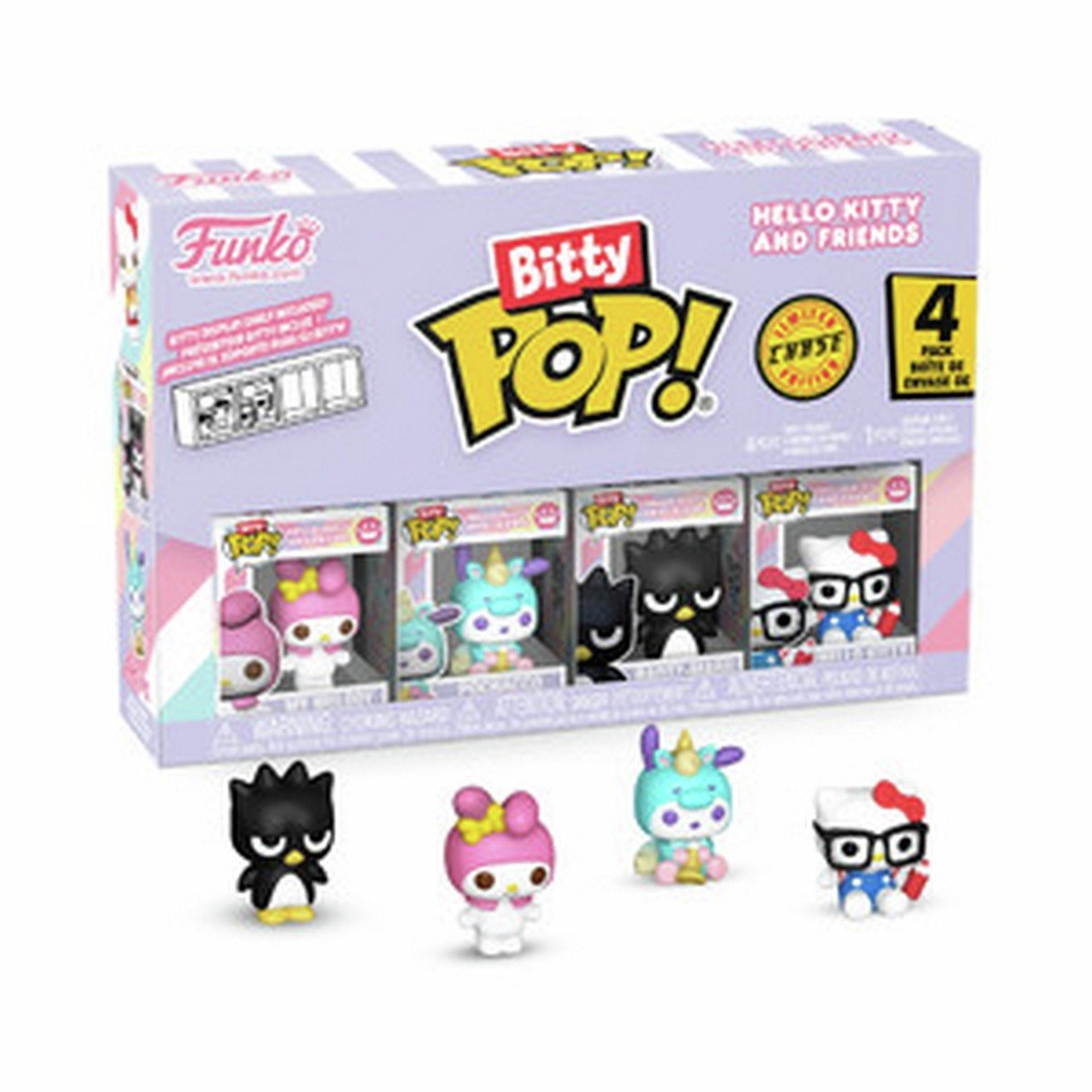 Funko Bitty POP! Sanrio Collectibles - Pack of 4