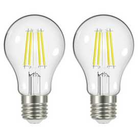 Argos Home 7.8W LED Filament Standard E27 Light Bulb - 2 Pack
