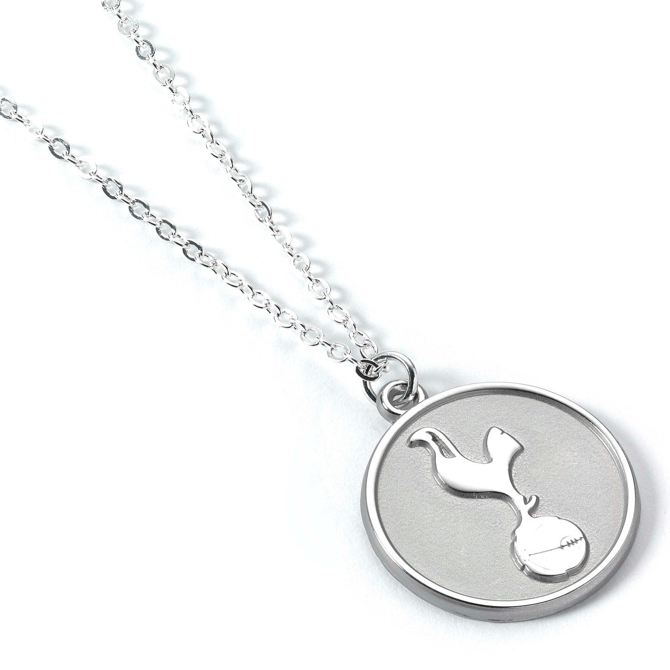 Tottenham Hotspur FC Silver Disc Pendant Necklace