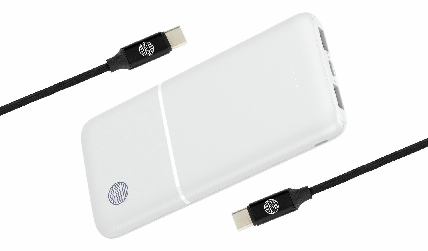 Our Pure Planet 10000mAh Power Bank & USB-C 1.2m cable